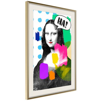 Poster Artgeist Affisch Mona Lisa Pop-art
