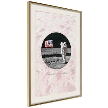 Poster Artgeist Affisch Love You to the Moon and Back