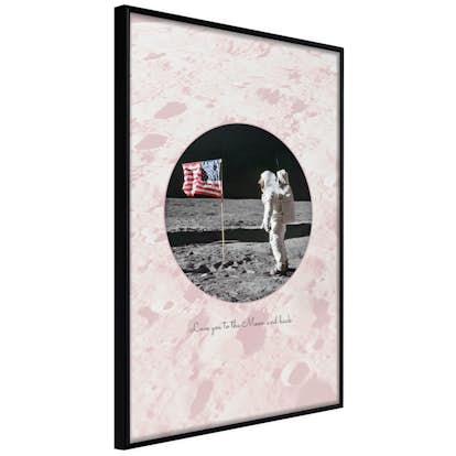 Poster Artgeist Affisch Love You to the Moon and Back