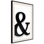 Poster Artgeist Affisch Decorative Letter