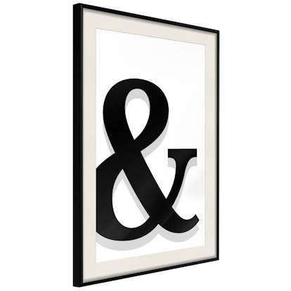 Poster Artgeist Affisch Decorative Letter