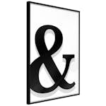 Poster Artgeist Affisch Decorative Letter