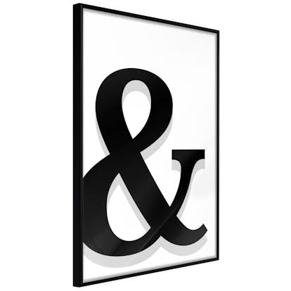 Poster Artgeist Affisch Decorative Letter