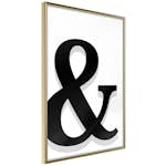 Poster Artgeist Affisch Decorative Letter