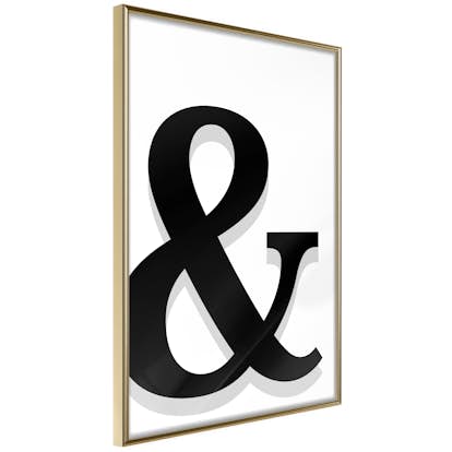 Poster Artgeist Affisch Decorative Letter