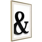 Poster Artgeist Affisch Decorative Letter