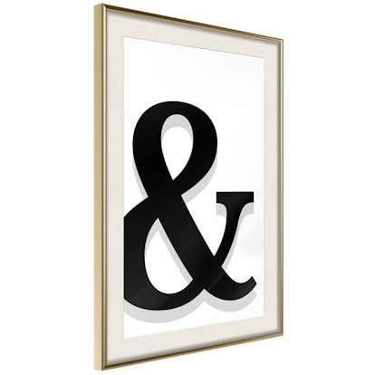 Poster Artgeist Affisch Decorative Letter