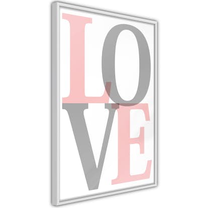 Poster Artgeist Affisch Grey Love