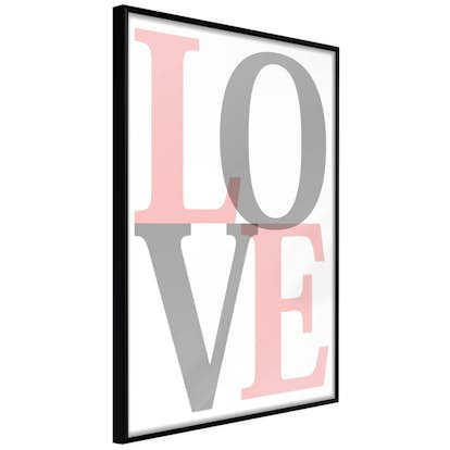 Poster Artgeist Affisch Grey Love