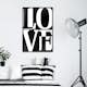 Poster Artgeist Affisch Black and White Love