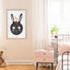 Poster Artgeist Affisch Rabbit Sees Everything