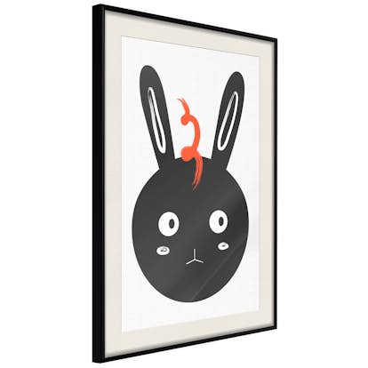 Poster Artgeist Affisch Rabbit Sees Everything