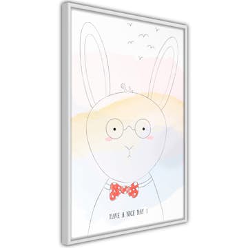 Poster Artgeist Affisch Greetings from Rabbit