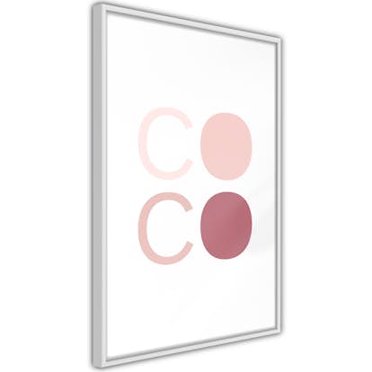 Poster Artgeist Affisch Pink Coco