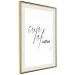 Poster Artgeist Affisch Cup of Coffee