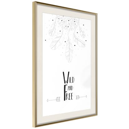 Poster Artgeist Affisch Wild and Free