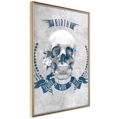 Poster Artgeist Affisch Life Is Brutal