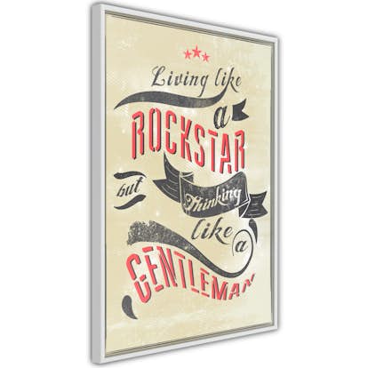 Poster Artgeist Affisch Rockstar