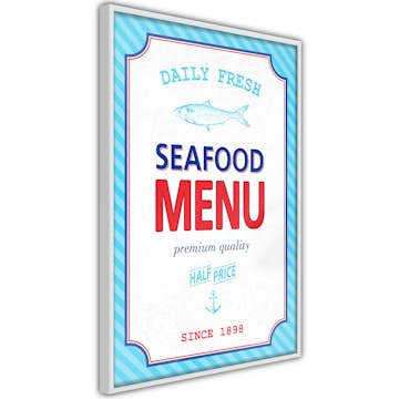 Poster Artgeist Affisch Menu