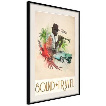 Poster Artgeist Affisch Sound Travel