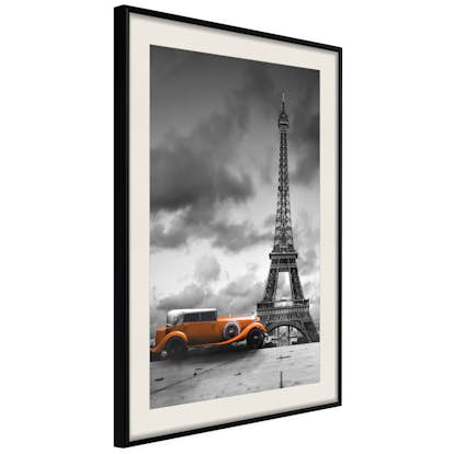 Poster Artgeist Affisch Orange Car