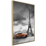 Poster Artgeist Affisch Orange Car