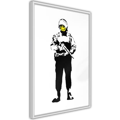 Poster Artgeist Affisch Smiling Policeman