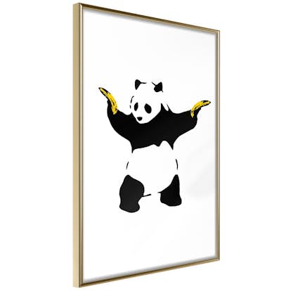 Poster Artgeist Affisch Panda with Guns