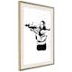 Poster Artgeist Affisch Banksy Mona Lisa with Rocket Launcher