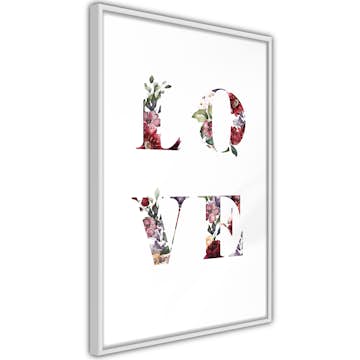 Poster Artgeist Affisch Love in Flowers