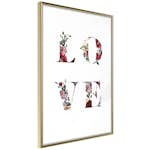 Poster Artgeist Affisch Love in Flowers