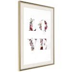 Poster Artgeist Affisch Love in Flowers