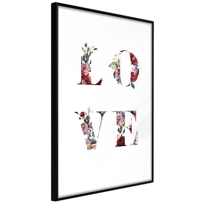 Poster Artgeist Affisch Love in Flowers