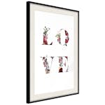 Poster Artgeist Affisch Love in Flowers