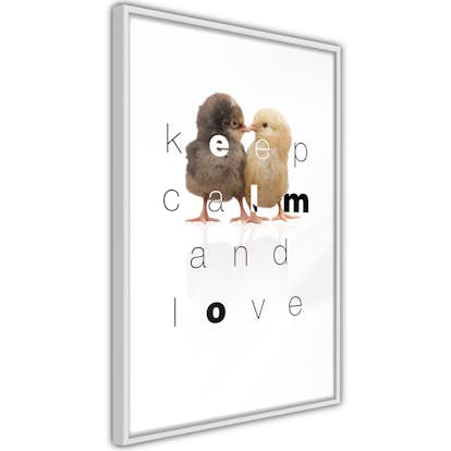 Poster Artgeist Affisch Keep Calm and Love