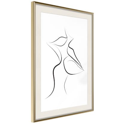 Poster Artgeist Affisch First Kiss