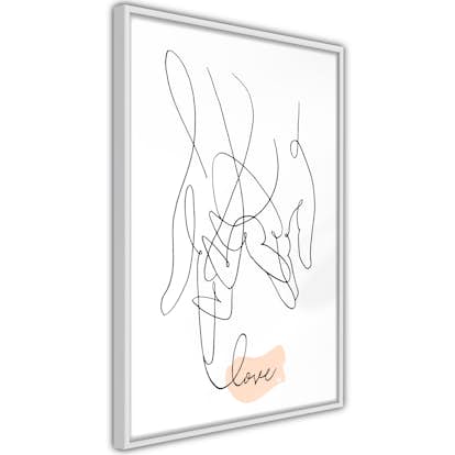 Poster Artgeist Affisch Tangled Love