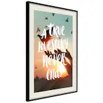 Poster Artgeist Affisch A True Love Story Never Ends