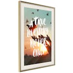 Poster Artgeist Affisch A True Love Story Never Ends