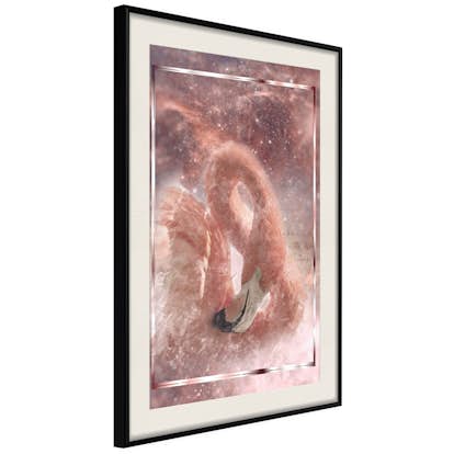 Poster Artgeist Affisch Space Flamingo