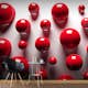 Fototapet Arkiio Red Balls