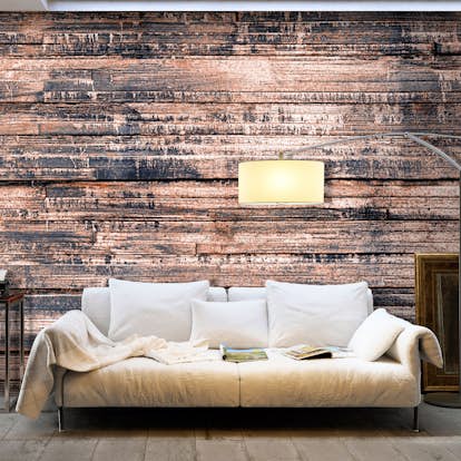 Fototapet Arkiio Självhäftande Burnt Boards
