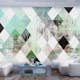 Fototapet Arkiio Rhombic Chessboard Green