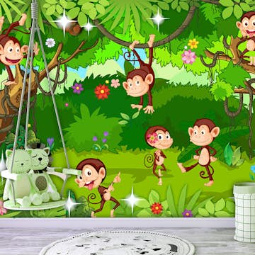 Fototapet Arkiio Monkey Tricks