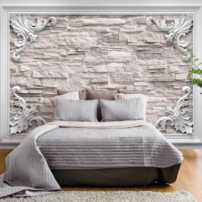 Fototapet Arkiio Brick In The Frame Beige