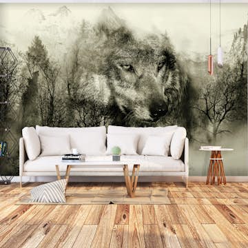 Fototapet Arkiio Mountain Predator Beige