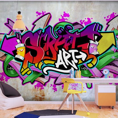 Fototapet Arkiio Självhäftande Street Classic Colourful