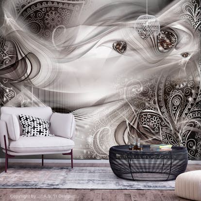 Fototapet Arkiio Självhäftande Autumn Evenings Grey