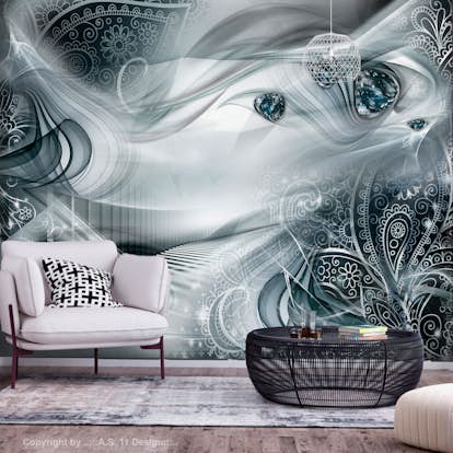 Fototapet Arkiio Självhäftande Autumn Evenings Turquoise