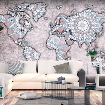 Fototapet Arkiio Självhäftande Travel Mandala